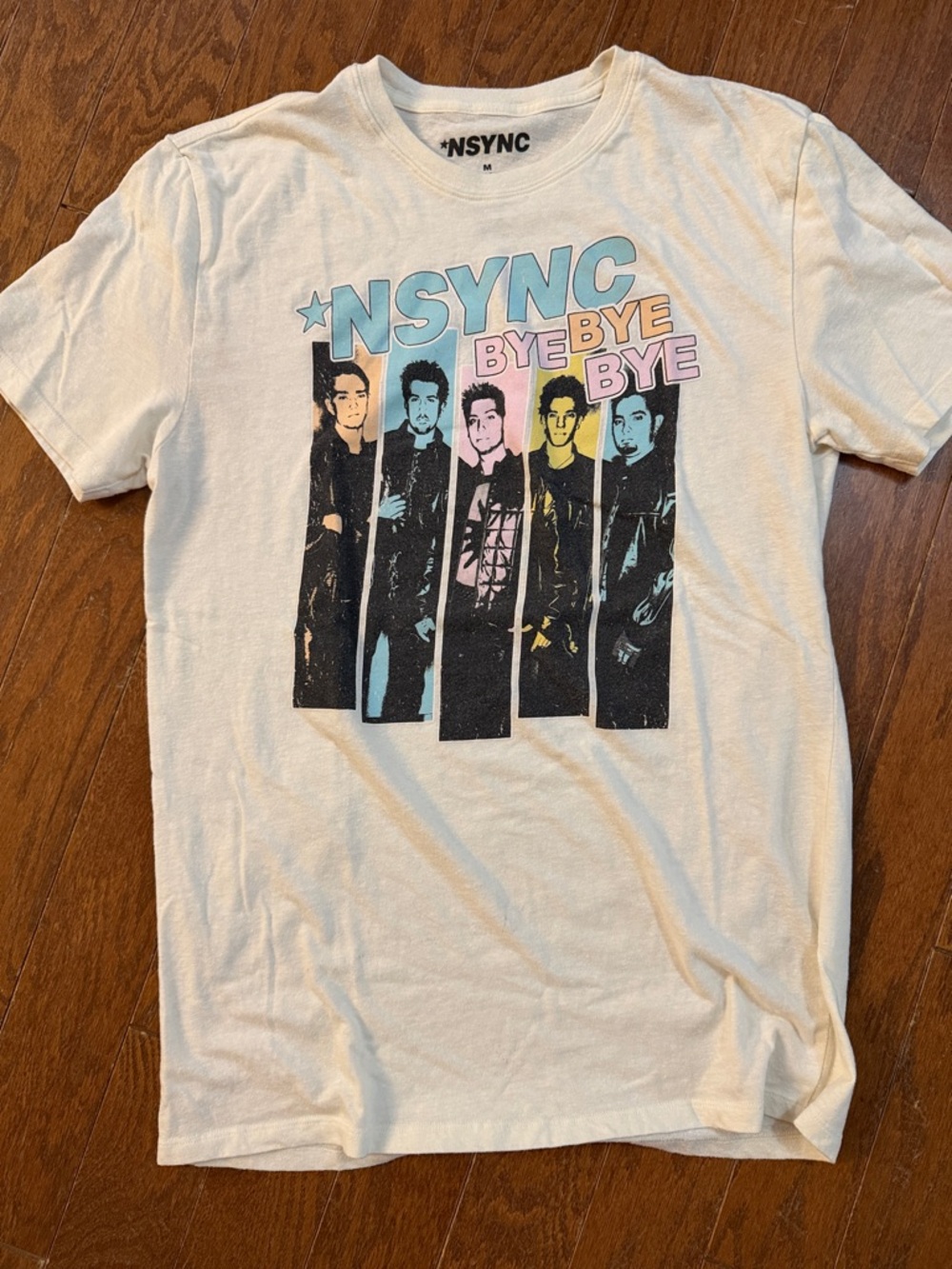 N’SYNC White 'Bye Bye Bye' Graphic T-Shirt